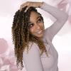 imageNice One PreTwisted Passion Twist Hair 8 Packs 112 Strands Pre Looped Passion Twist Braiding Hair for Women Short Passion Twists Crochet Hair Extensions 20 Inch Pack of 8 1BT27