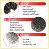 imageNice One PreTwisted Passion Twist Hair 8 Packs 112 Strands Pre Looped Passion Twist Braiding Hair for Women Short Passion Twists Crochet Hair Extensions 20 Inch Pack of 8 1BTGREY
