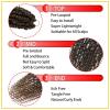 imageNice One PreTwisted Passion Twist Hair 8 Packs 112 Strands Pre Looped Passion Twist Braiding Hair for Women Short Passion Twists Crochet Hair Extensions 20 Inch Pack of 8 1BT30