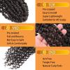 imageNice One PreTwisted Passion Twist Hair 8 Packs 112 Strands Pre Looped Passion Twist Braiding Hair for Women Short Passion Twists Crochet Hair Extensions 20 Inch Pack of 8 1B4