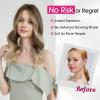 imageOmbre Orange Medium Length Wigs for Women 18 Inch Middle Part Synthetic Hair Wavy Wig  Natural Hairline Wig for Daily PartyHalloween UseOmbre Orange18 InchOmbre Blonde