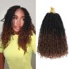 imageNAYOO 14 Inch Yanky Twist Crochet Hair  8 Packs 30 StandsPack Mini Passion Twist with Curly Ends Synthetic PreLooped Crochet Braids Braiding Hair 14 Inch T30T30