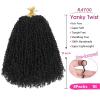 imageNAYOO 14 Inch Yanky Twist Crochet Hair  8 Packs 30 StandsPack Mini Passion Twist with Curly Ends Synthetic PreLooped Crochet Braids Braiding Hair 14 Inch T301B