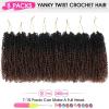 imageNAYOO 14 Inch Yanky Twist Crochet Hair  8 Packs 30 StandsPack Mini Passion Twist with Curly Ends Synthetic PreLooped Crochet Braids Braiding Hair 14 Inch T30T30