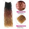 imageNAYOO 14 Inch Yanky Twist Crochet Hair  8 Packs 30 StandsPack Mini Passion Twist with Curly Ends Synthetic PreLooped Crochet Braids Braiding Hair 14 Inch T30OT3027