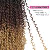 imageNAYOO 14 Inch Yanky Twist Crochet Hair  8 Packs 30 StandsPack Mini Passion Twist with Curly Ends Synthetic PreLooped Crochet Braids Braiding Hair 14 Inch T301B3027