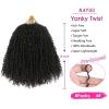 imageNAYOO 14 Inch Yanky Twist Crochet Hair  8 Packs 30 StandsPack Mini Passion Twist with Curly Ends Synthetic PreLooped Crochet Braids Braiding Hair 14 Inch T304