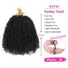 imageNAYOO 14 Inch Yanky Twist Crochet Hair  8 Packs 30 StandsPack Mini Passion Twist with Curly Ends Synthetic PreLooped Crochet Braids Braiding Hair 14 Inch T301B