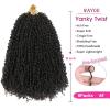 imageNAYOO 14 Inch Yanky Twist Crochet Hair  8 Packs 30 StandsPack Mini Passion Twist with Curly Ends Synthetic PreLooped Crochet Braids Braiding Hair 14 Inch T304
