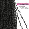 imageNAYOO 14 Inch Yanky Twist Crochet Hair  8 Packs 30 StandsPack Mini Passion Twist with Curly Ends Synthetic PreLooped Crochet Braids Braiding Hair 14 Inch T304