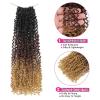 imageNAYOO 14 Inch Yanky Twist Crochet Hair  8 Packs 30 StandsPack Mini Passion Twist with Curly Ends Synthetic PreLooped Crochet Braids Braiding Hair 14 Inch T301B3027