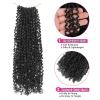 imageNAYOO 14 Inch Yanky Twist Crochet Hair  8 Packs 30 StandsPack Mini Passion Twist with Curly Ends Synthetic PreLooped Crochet Braids Braiding Hair 14 Inch T301B