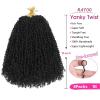 imageNAYOO 14 Inch Yanky Twist Crochet Hair  8 Packs 30 StandsPack Mini Passion Twist with Curly Ends Synthetic PreLooped Crochet Braids Braiding Hair 14 Inch T301B