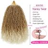 imageNAYOO 14 Inch Yanky Twist Crochet Hair  8 Packs 30 StandsPack Mini Passion Twist with Curly Ends Synthetic PreLooped Crochet Braids Braiding Hair 14 Inch T30T27613