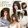 imageNAYOO Bangs Hair Clip 100 Real Human Hair Toppers 3603D Cover Clip in Bangs Hair pieces Wispy Bangs for Women French Bangs for Daily WearMedium BrownMedium Brown