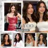 imageNAYOO Wavy Synthetic Clip In Hair Topper for Thinning Hair  20inch Natural Black Adds VolumeAsh Brown Mix Blonde