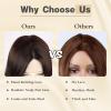 imageNAYOO Long Black Wig for Women  26 Inch Long Black Hair Wigs Natural Looking Black Long Wig Heat Resistant Black Wavy Wigs for Halloween Cosplay CostumeBrown Ombre
