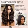 imageNAYOO Long Black Wig for Women  26 Inch Long Black Hair Wigs Natural Looking Black Long Wig Heat Resistant Black Wavy Wigs for Halloween Cosplay CostumeNatural Brown