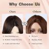 imageNAYOO Long Black Wig for Women  26 Inch Long Black Hair Wigs Natural Looking Black Long Wig Heat Resistant Black Wavy Wigs for Halloween Cosplay CostumeNatural Brown