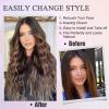 imageNAYOO Long Black Wig for Women  26 Inch Long Black Hair Wigs Natural Looking Black Long Wig Heat Resistant Black Wavy Wigs for Halloween Cosplay CostumeLight Brown Hair With Balayage Highlights