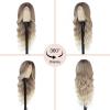 imageNAYOO Long Black Wig for Women  26 Inch Long Black Hair Wigs Natural Looking Black Long Wig Heat Resistant Black Wavy Wigs for Halloween Cosplay CostumeSandy Blonde