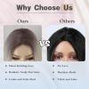imageNAYOO Long Black Wig for Women  26 Inch Long Black Hair Wigs Natural Looking Black Long Wig Heat Resistant Black Wavy Wigs for Halloween Cosplay CostumeLight Blonde with Dark Roots