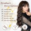 imageNAYOO Dirty Blonde Wave Wig with Bangs Heat Resistant Long Wavy Synthetic Hair for Women for Daily Use Party Halloween Dirty Blonde24InchBrown mixed Blonde