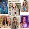imageNAYOO Dirty Blonde Wave Wig with Bangs Heat Resistant Long Wavy Synthetic Hair for Women for Daily Use Party Halloween Dirty Blonde24InchBrown to Blonde