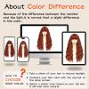 imageNAYOO Dirty Blonde Wave Wig with Bangs Heat Resistant Long Wavy Synthetic Hair for Women for Daily Use Party Halloween Dirty Blonde24InchGinger orange