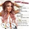 imageNAYOO Dirty Blonde Wave Wig with Bangs Heat Resistant Long Wavy Synthetic Hair for Women for Daily Use Party Halloween Dirty Blonde24InchPink