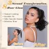 image:imageNAYOO Claw Clip Ponytail Extension Blonde 18 Long Wavy Ponytail Clip in Hair Extensions for Women Curly Natural Layered Pony Tails for Short Thin Hair Synthetic HairpieceBlondeMedium Blonde with Blonde Highlights