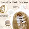 image:imageNAYOO Claw Clip Ponytail Extension Blonde 18 Long Wavy Ponytail Clip in Hair Extensions for Women Curly Natural Layered Pony Tails for Short Thin Hair Synthetic HairpieceBlondeDirty Blonde