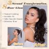 image:imageNAYOO Claw Clip Ponytail Extension Blonde 18 Long Wavy Ponytail Clip in Hair Extensions for Women Curly Natural Layered Pony Tails for Short Thin Hair Synthetic HairpieceBlondeDark Brown Mixed Chestnut