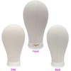 image:imageNAYOO 2124 inch Canvas Block Head Wig Head Stand for Making Wigs Display Styling Mannequin Head Set With Mount Hole 22inch  Light brown22inch  Light brown
