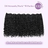 image:imageGoddess Box Braids Crochet Hair12 Inch Boho Crochet Hair for Women 8PK Pre Looped Boho Crochet Braids with Curly Ends1B30271B
