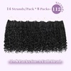 image:imageGoddess Box Braids Crochet Hair12 Inch Boho Crochet Hair for Women 8PK Pre Looped Boho Crochet Braids with Curly Ends1B30271B