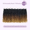 image:imageGoddess Box Braids Crochet Hair12 Inch Boho Crochet Hair for Women 8PK Pre Looped Boho Crochet Braids with Curly Ends1B30271B3027