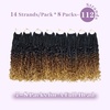 image:imageGoddess Box Braids Crochet Hair12 Inch Boho Crochet Hair for Women 8PK Pre Looped Boho Crochet Braids with Curly Ends1B30271B3027