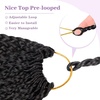 image:imageGoddess Box Braids Crochet Hair12 Inch Boho Crochet Hair for Women 8PK Pre Looped Boho Crochet Braids with Curly Ends1B30271B3027