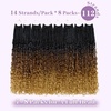 image:imageGoddess Box Braids Crochet Hair12 Inch Boho Crochet Hair for Women 8PK Pre Looped Boho Crochet Braids with Curly Ends1B30271B3027