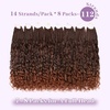image:imageGoddess Box Braids Crochet Hair12 Inch Boho Crochet Hair for Women 8PK Pre Looped Boho Crochet Braids with Curly Ends1B30271B350