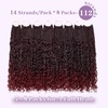 image:imageGoddess Box Braids Crochet Hair12 Inch Boho Crochet Hair for Women 8PK Pre Looped Boho Crochet Braids with Curly Ends1B30271BBUG
