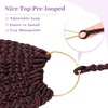image:imageGoddess Box Braids Crochet Hair12 Inch Boho Crochet Hair for Women 8PK Pre Looped Boho Crochet Braids with Curly Ends1B30271BBUG