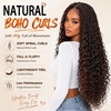 image:imageGoddess Box Braids Crochet Hair12 Inch Boho Crochet Hair for Women 8PK Pre Looped Boho Crochet Braids with Curly Ends1B30271BM350