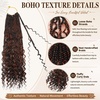 image:imageGoddess Box Braids Crochet Hair12 Inch Boho Crochet Hair for Women 8PK Pre Looped Boho Crochet Braids with Curly Ends1B30271BM350