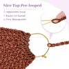 image:imageGoddess Box Braids Crochet Hair12 Inch Boho Crochet Hair for Women 8PK Pre Looped Boho Crochet Braids with Curly Ends1B3027350
