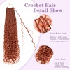 image:imageGoddess Box Braids Crochet Hair12 Inch Boho Crochet Hair for Women 8PK Pre Looped Boho Crochet Braids with Curly Ends1B3027350