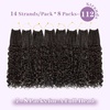 image:imageGoddess Box Braids Crochet Hair12 Inch Boho Crochet Hair for Women 8PK Pre Looped Boho Crochet Braids with Curly Ends1B30274