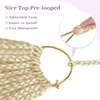 image:imageGoddess Box Braids Crochet Hair12 Inch Boho Crochet Hair for Women 8PK Pre Looped Boho Crochet Braids with Curly Ends1B3027613