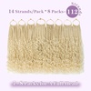 image:imageGoddess Box Braids Crochet Hair12 Inch Boho Crochet Hair for Women 8PK Pre Looped Boho Crochet Braids with Curly Ends1B3027613